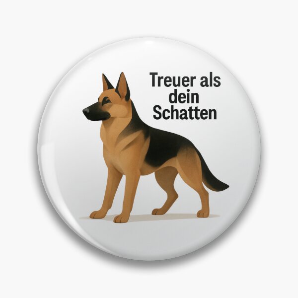 Item preview, Treuer Deutscher Schäferhund – German Shepherd Loyalty Dog Design designed and sold by CritterManiaUK.