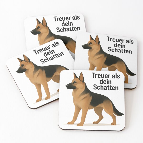 Item preview, Treuer Deutscher Schäferhund – German Shepherd Loyalty Dog Design designed and sold by CritterManiaUK.