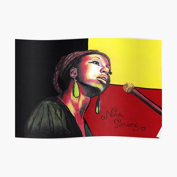 Nina Simone Painting Poster