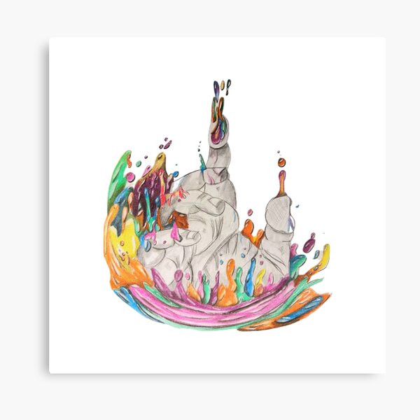 Item preview, Hand coming out of colorful water designed and sold by Nikkolee62.