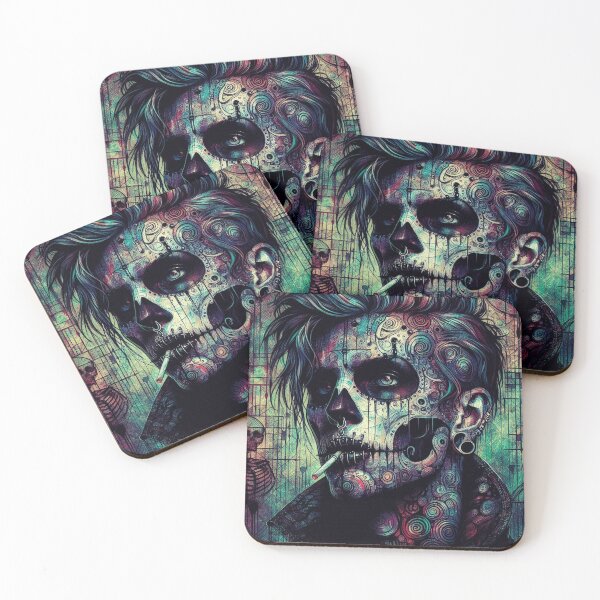 Item preview, Punk Metal Rocker Art designed and sold by TheDarkWardrobe.