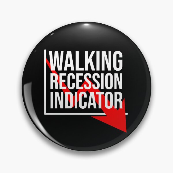 Item preview, Walking Recession Indicator – Wear Your Struggle with Style designed and sold by MemeBullies.