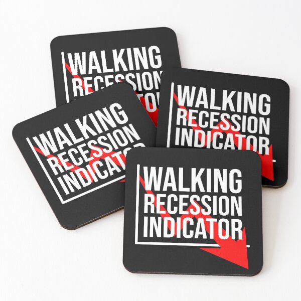 Item preview, Walking Recession Indicator – Wear Your Struggle with Style designed and sold by MemeBullies.