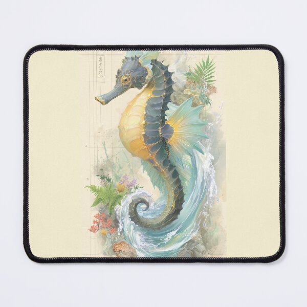 Item preview, Gilded Currents: A Seahorse Rhapsody designed and sold by bloorose.