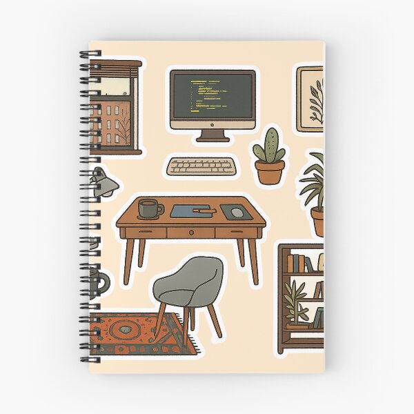 Item preview, Cozy Home Office Elements Collection designed and sold by zzz888.