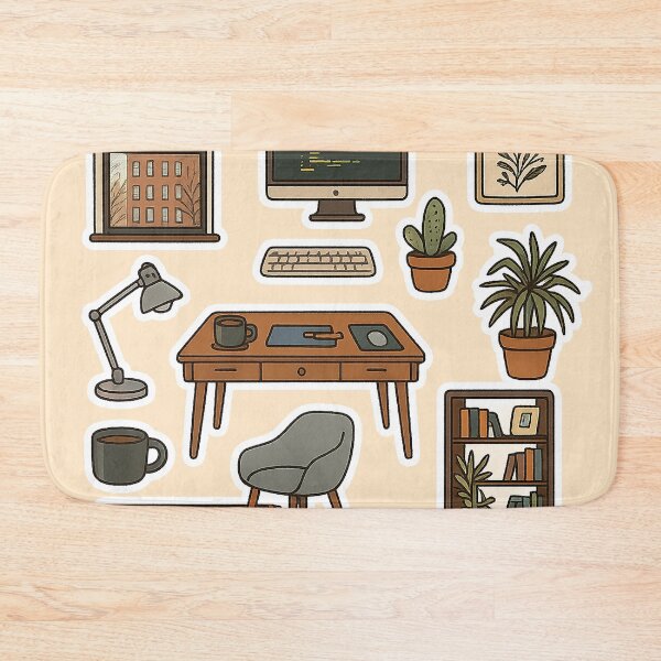 Item preview, Cozy Home Office Elements Collection designed and sold by zzz888.