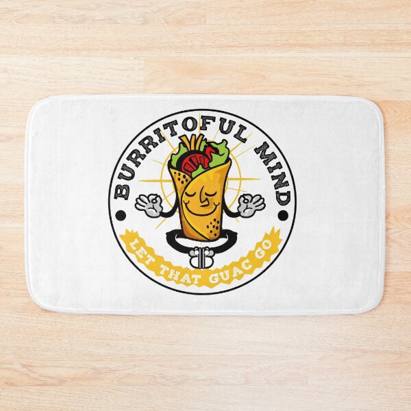 Item preview, Let That Guac Go – Funny Meditating Burrito T-Shirt designed and sold by AdyKurniawan.