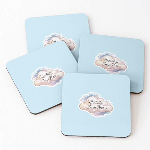 Item preview, Mentally, I'm in Paris Cloud designed and sold by MyDigitalStickerbook.