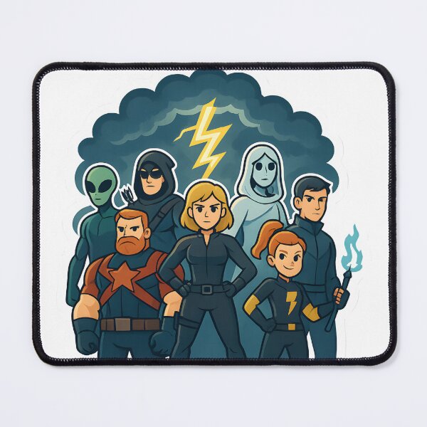 Item preview, Shadow Storm Squad – Inspired Heroes Lineup designed and sold by Majd-makansi.