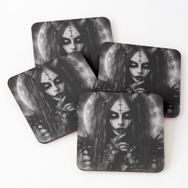 Item preview, Black Metal Rocker Art designed and sold by TheDarkWardrobe.
