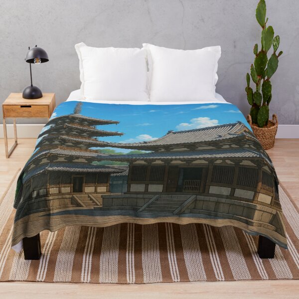 Item preview, The Horyuji Temple at Nara designed and sold by Takeda-art.