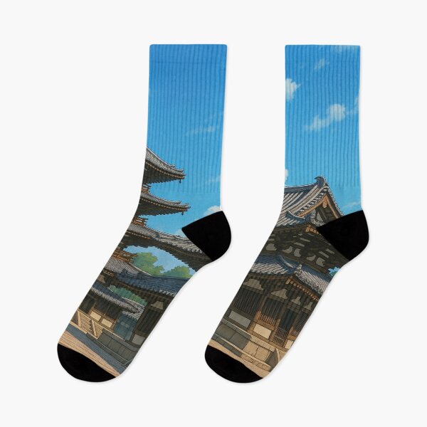 Item preview, The Horyuji Temple at Nara designed and sold by Takeda-art.