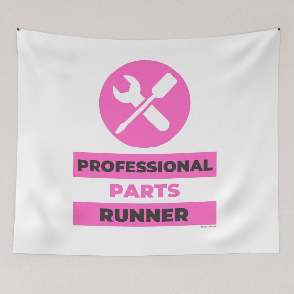 Item preview, Professional Parts Runner designed and sold by giddygoldfinch.