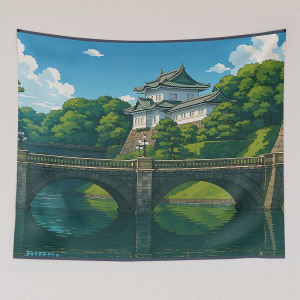 Item preview, Nijubashi Bridge at Imperial Palace designed and sold by Takeda-art.
