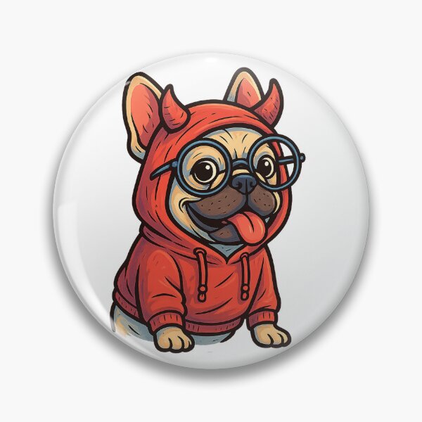Artikelvorschau, Frenchie Devil – Zu süß, um böse zu sein entworfen und verkauft von InkhaloCo.