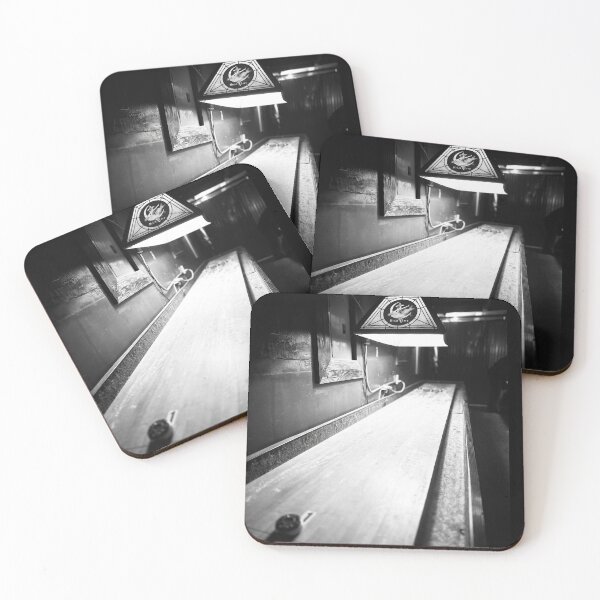 Item preview, Black and White Shuffleboard Table Photography designed and sold by REUP50mm.