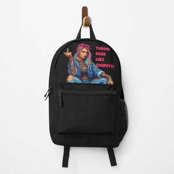Item preview, Throw Sass Like Confetti - Rebellious Tattoo Girl designed and sold by Vicky021.