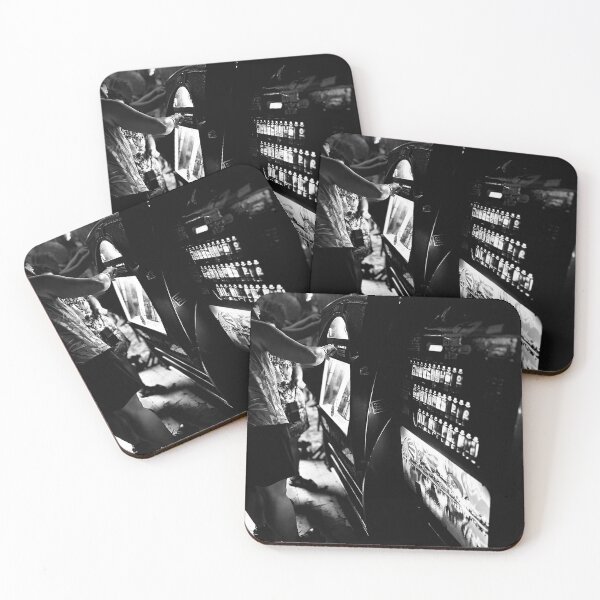 Item preview, Black and White Cigarette Machine Photography designed and sold by REUP50mm.