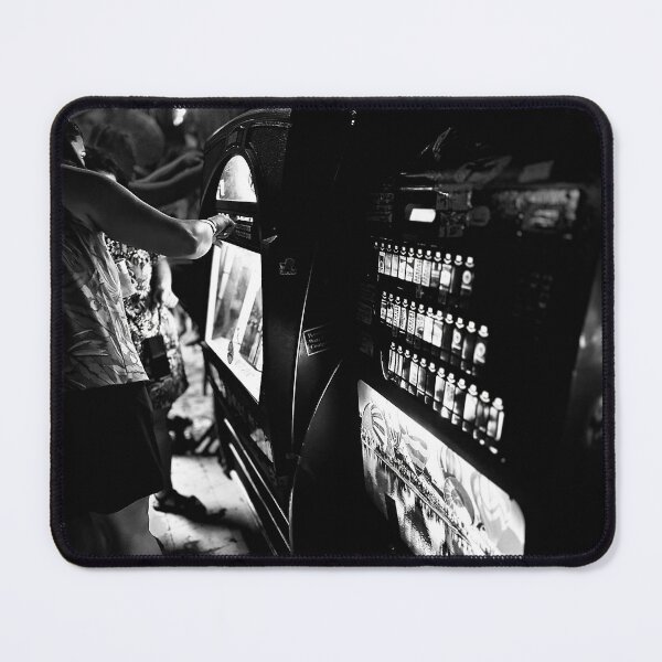 Item preview, Black and White Cigarette Machine Photography designed and sold by REUP50mm.