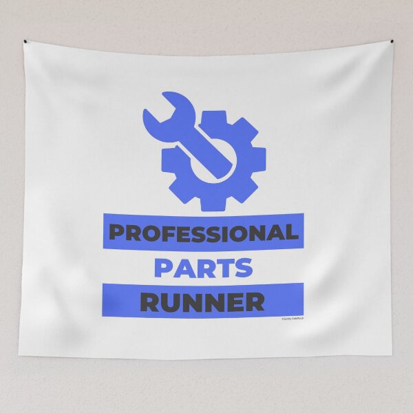Item preview, Professional Parts Runner designed and sold by giddygoldfinch.