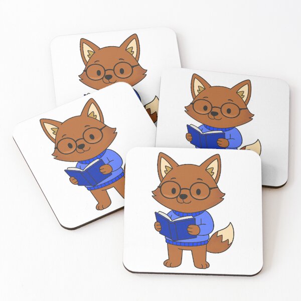 Item preview, Reading Fox - Dark Blue designed and sold by AngelMiette.