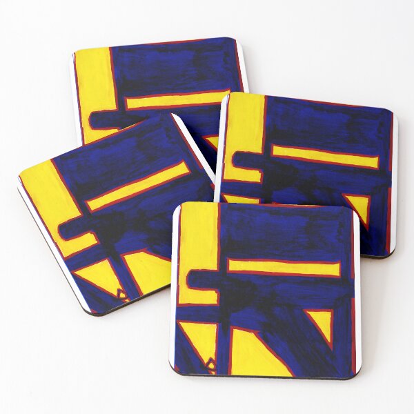 Item preview, Vibrant Triad: Abstract Still Life Painting designed and sold by Paul Yeatman.
