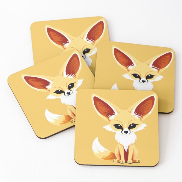 Item preview, Fennec Fox Calm Pose designed and sold by CTM ArtStudio.