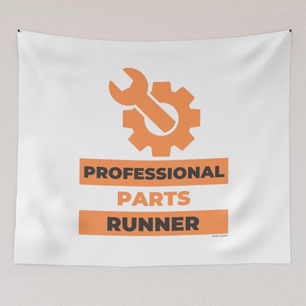 Item preview, Professional Parts Runner Printed Shirt designed and sold by giddygoldfinch.
