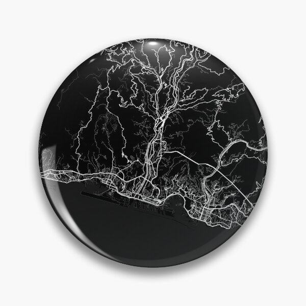 Item preview, Genoa City Map of Italy - Full Moon designed and sold by deMAP.