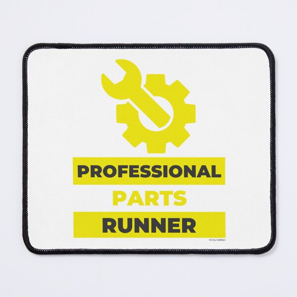 Item preview, Professional Parts Runner Mouse Pad designed and sold by giddygoldfinch.