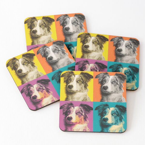 Item preview, Australian Shepherd Andy Warhol Style Pop Art designed and sold by TheAnimalZ00.