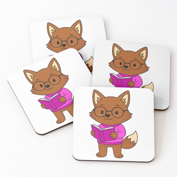 Item preview, Reading Fox - Dark Pink designed and sold by AngelMiette.