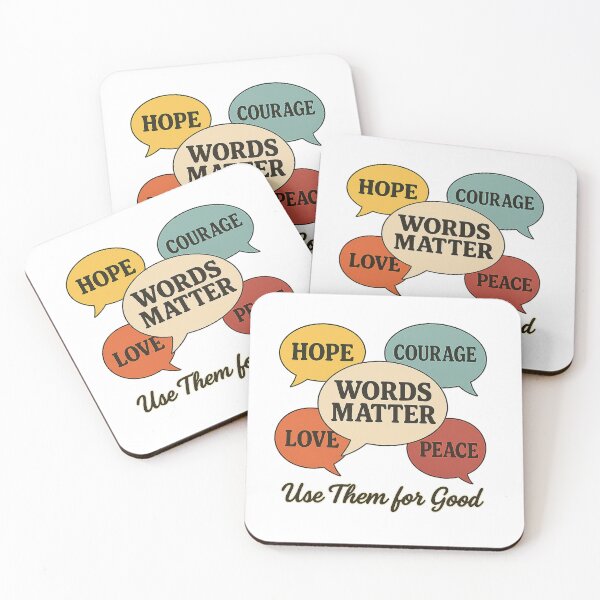 Item preview, Words Matter Use Them for Good designed and sold by SoulThread Studio.