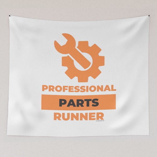 Item preview, Professional Parts Runner Floor Pillow designed and sold by giddygoldfinch.
