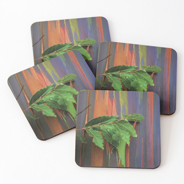 Item preview, Tropical Island Rainbow Spectacular Eucalyptus Tree Bark Close-Up designed and sold by DEC02.