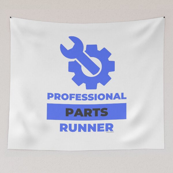 Item preview, Professional Parts Runner designed and sold by giddygoldfinch.