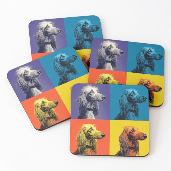 Item preview, Afghan Hound Andy Warhol Style Pop Art designed and sold by TheAnimalZ00.