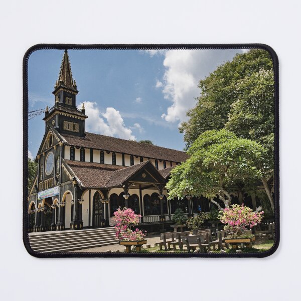 Item preview, The wooden cathedral of Kon Tum designed and sold by franck380.