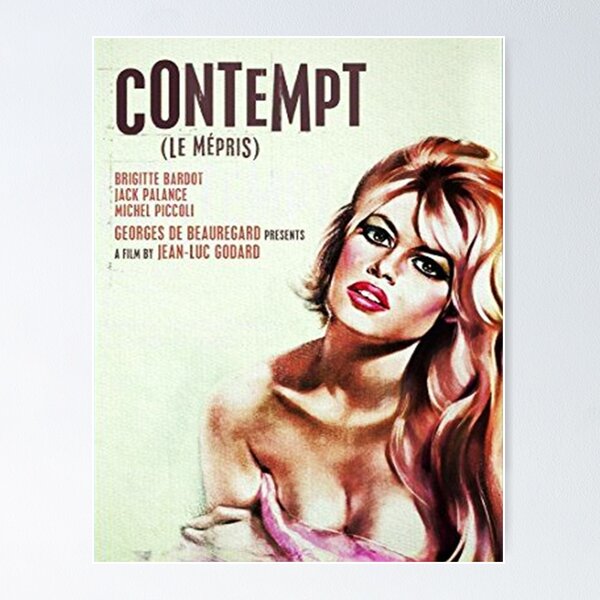 Item preview, Vintage Movie Poster Contempt with Brigitte Bardot designed and sold by Vicky021.