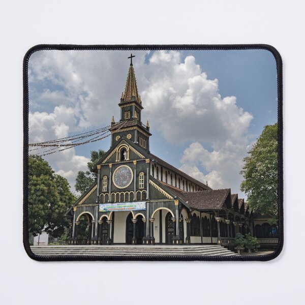 Item preview, The wooden cathedral of Kon Tum designed and sold by franck380.