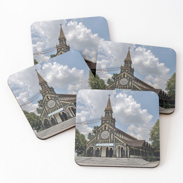 Item preview, The wooden cathedral of Kon Tum designed and sold by franck380.