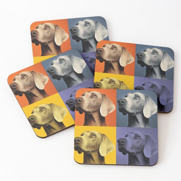 Item preview, Weimaraner Dog Andy Warhol Style Pop Art designed and sold by TheAnimalZ00.
