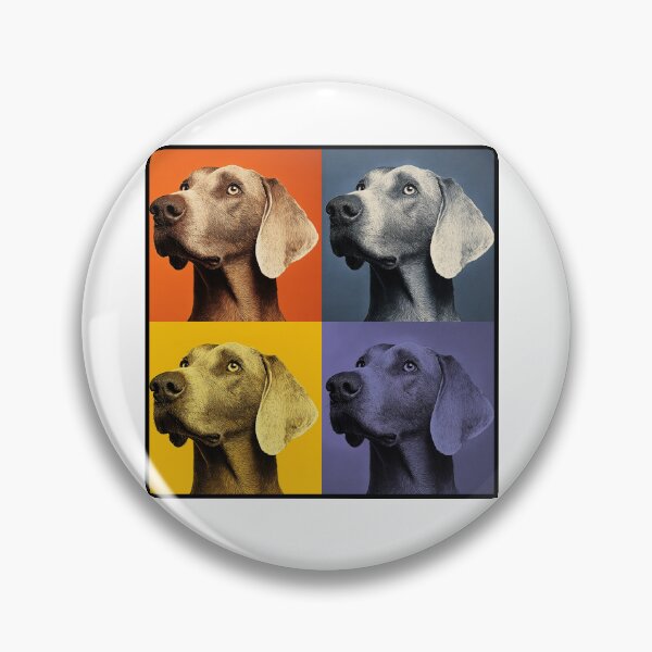 Item preview, Weimaraner Dog Andy Warhol Style Pop Art designed and sold by TheAnimalZ00.