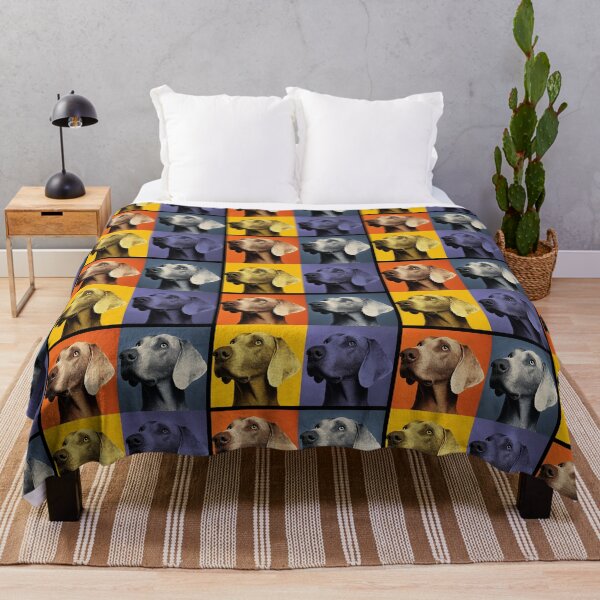 Item preview, Weimaraner Dog Andy Warhol Style Pop Art designed and sold by TheAnimalZ00.