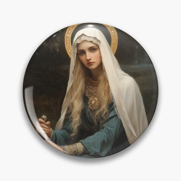 Item preview, Saint Winifred designed and sold by SanctifiedSouls.