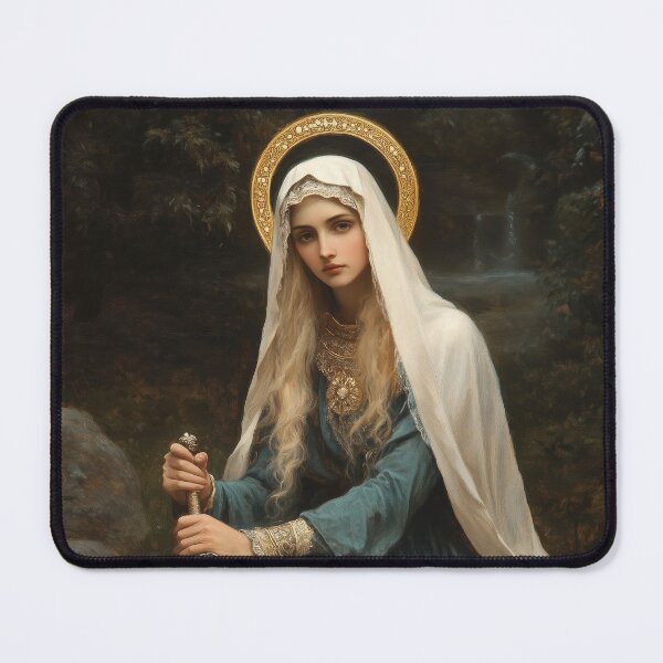 Item preview, Saint Winifred designed and sold by SanctifiedSouls.