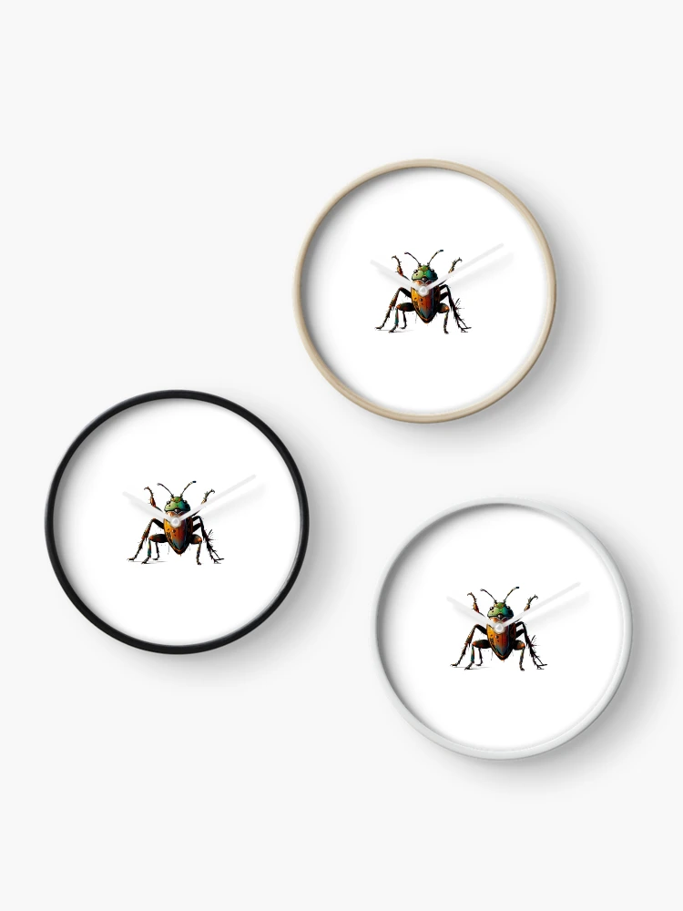 Thumbnail 3 of 4, Clock, Insect Design designed and sold by ESASSHOP.