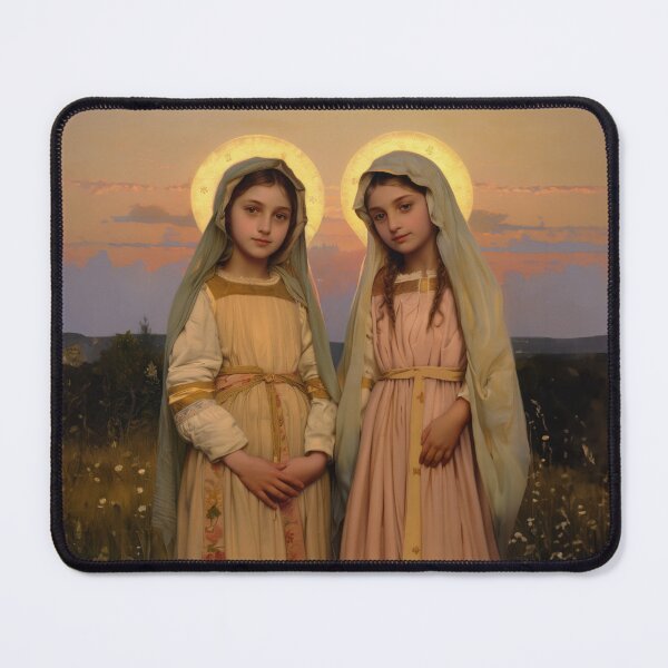 Item preview, Saints Nunilo and Alodia designed and sold by SanctifiedSouls.