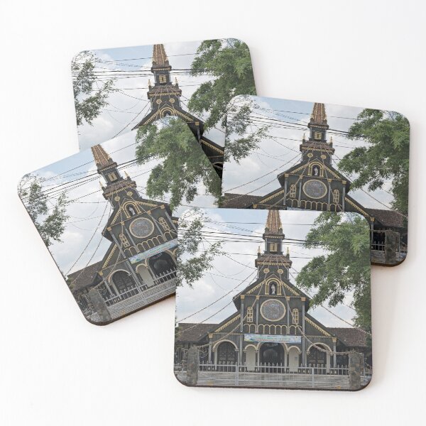 Item preview, The wooden cathedral of Kon Tum designed and sold by franck380.