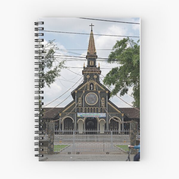 Item preview, The wooden cathedral of Kon Tum designed and sold by franck380.